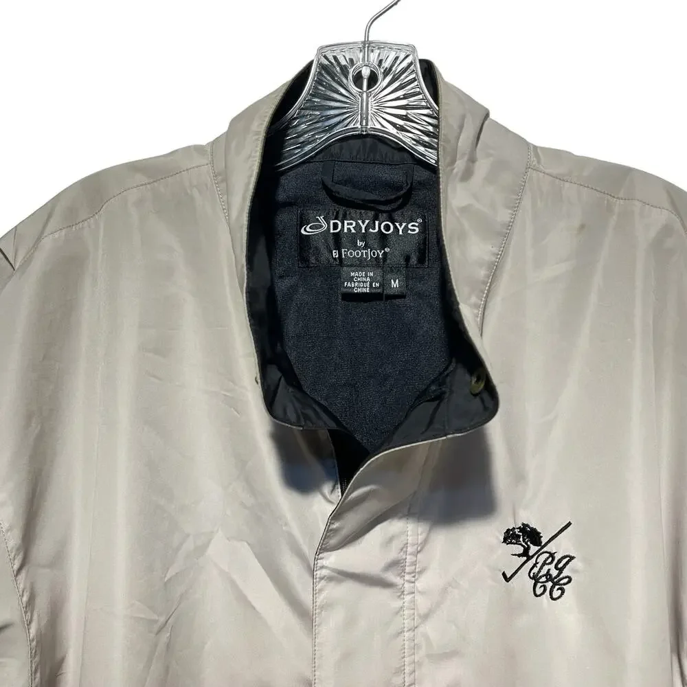 Footjoy Dryjoys FJ Half Sleeve Golf Jacket M Beige